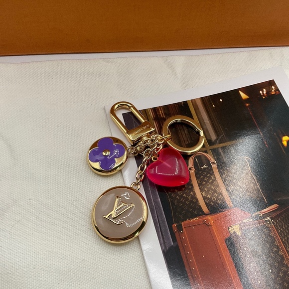 key holder with LV monogram